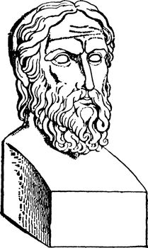 Aristophanes, vintage illustration