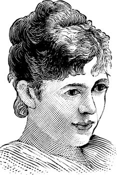 Nellie Grant, vintage illustration
