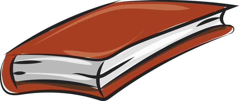 Image of book, vector or color illustration.