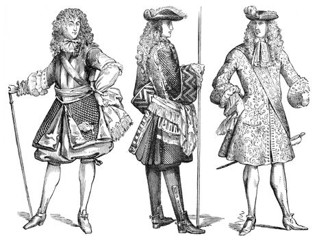 General Officer (1670), an infantry officer (1703) and lieutenan