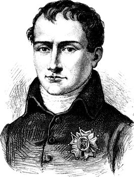 Joseph Bonaparte, vintage engraving.