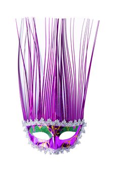 Purple fancy mask