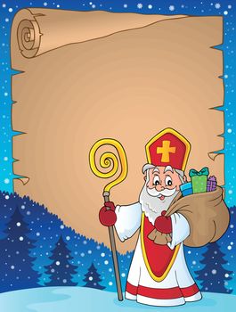 Saint Nicholas topic parchment 7