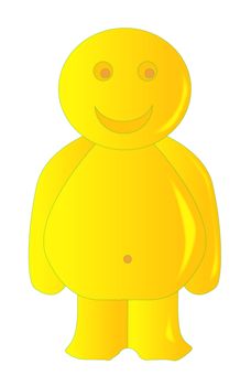 Happy Yellow Jelly Baby