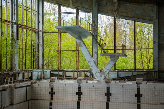 swimming pool in Chernobyl