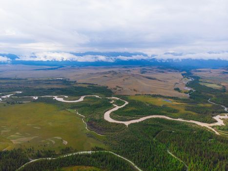 Kurai steppe and Chuya river