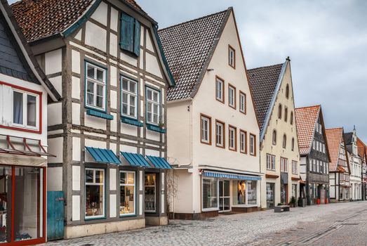 Street in Lemgo, Germany