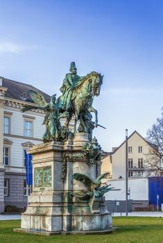 Kaiser Wilhelm statue, Dusseldorf, Germany