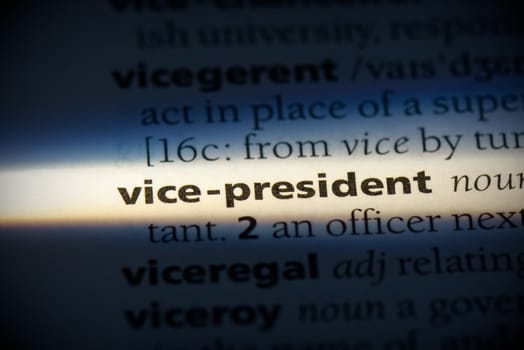 vice-president word in a dictionary. vice-president concept, definition.