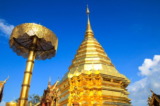 Wat Phra That Doi Suthep Temple in Chiang Mai, Thailand.