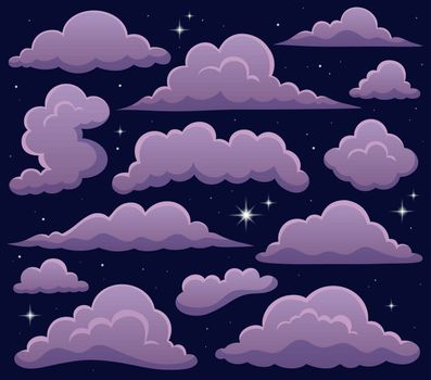 Clouds topic image 4 - eps10 vector illustration.