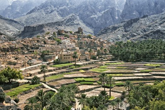 The village Bilad Sayt, sultanate Oman