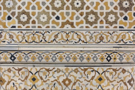 Beautiful marble mosaic design on Baby Taj or Itimad-ud-Daulah T
