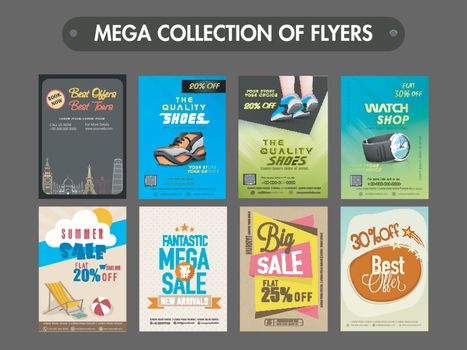 Mega collection of different flyers.