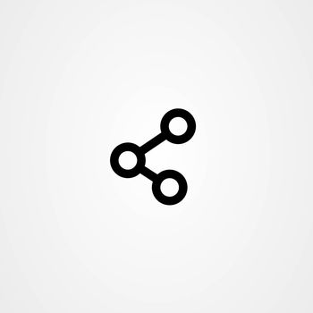 Share icon vector design, publish symbol.