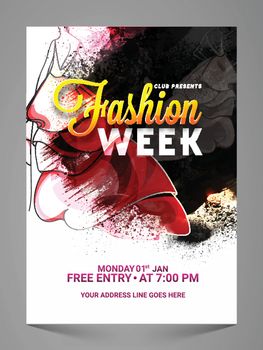 Fashion Week Flyer, Banner, Pamphlet or Poster.