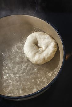 Cooking of bagels