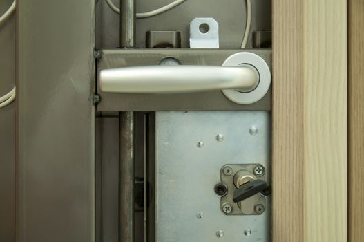 Mechanism of armored door