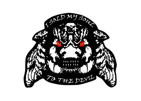 Sold My Soul to The Devil Graphic Sticker