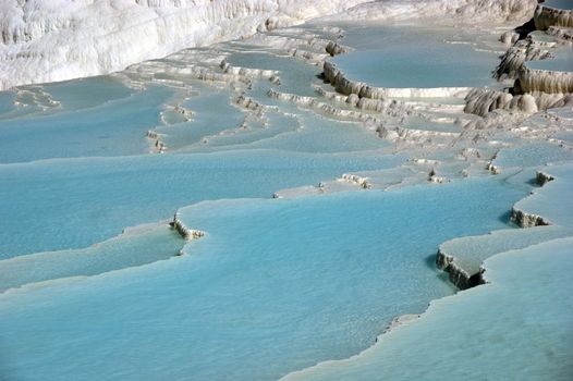Pamukkale is a natural area and a tourist attraction of the southwest of Turkey