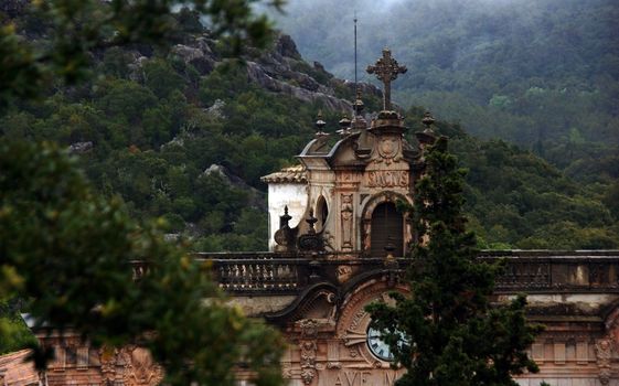 Lluc sanctuary, spiritual center of Mallorca. Spain