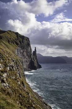 Trollkonufingur Viewpoint, Faroe Islands