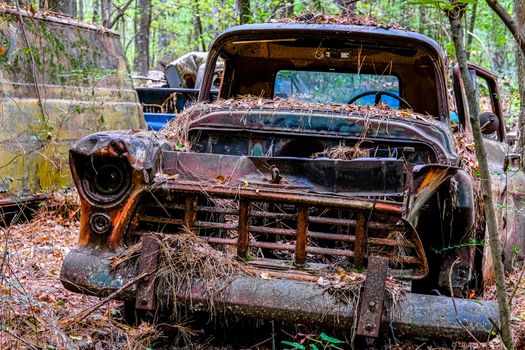 Old Rusted Out Car