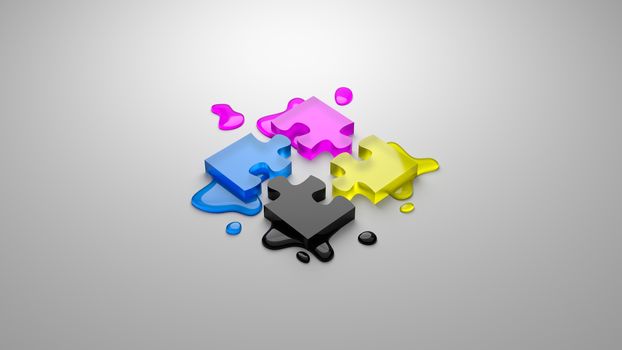CMYK Four-Color Process Puzzle