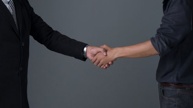 handshake of business partners