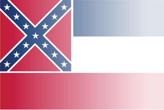 Mississippi State Flag Fade Background