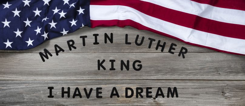 Martin Luther King Day background with text for equality 