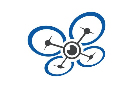 Drone Logos design templates, flying drones
