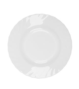 white plate