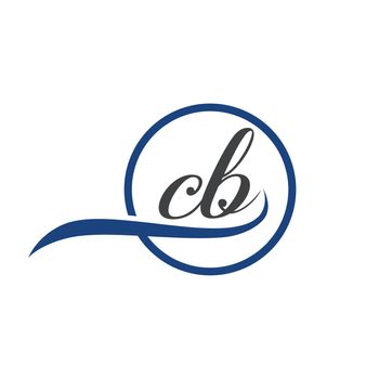 initial lowercase letter CB rounded logo on multiple backgrounds, CB Logo,  CB Initial logo.  CB monogram logo