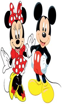 micky and minnie mouse
