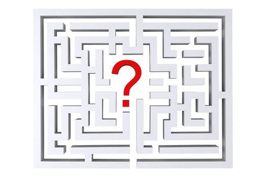 Maze question mark