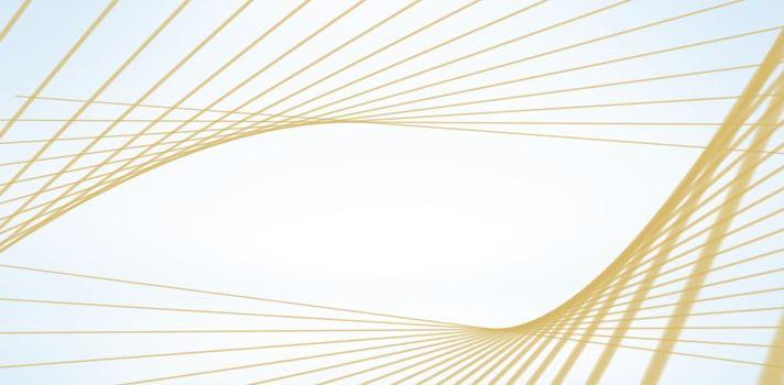 Composite image of gold angular design