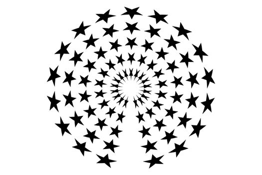 Digitally generated stars