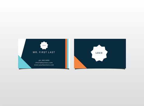 Vector templates of visiting card