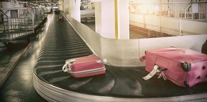 Luggage on baggage claim