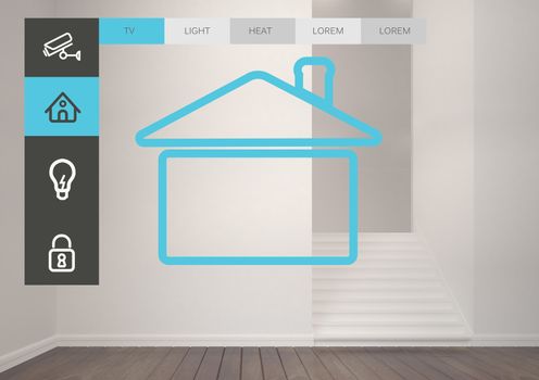 Home automation system App Interface