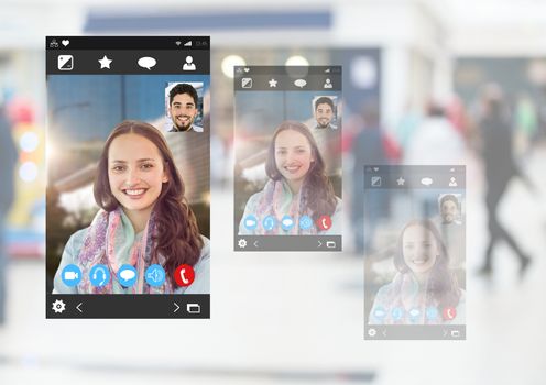 Social Video Chat App Interface