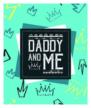 Greeting card with fathers day message