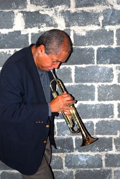 Jazz trumpet player.