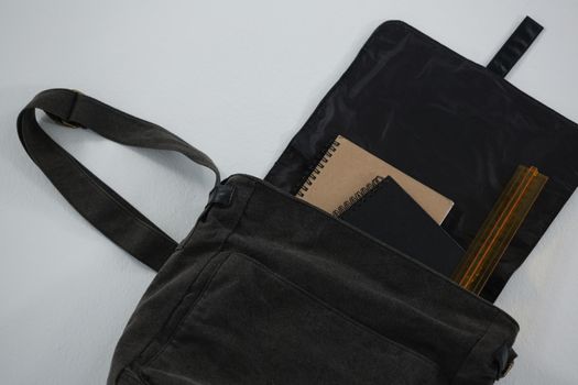 Organizer and scale in sling bag