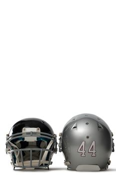 Close up of helmets
