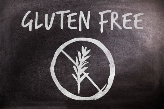 Composite image of graphic image of gluten free icon