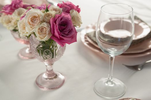 Beautiful table setting for an occasion