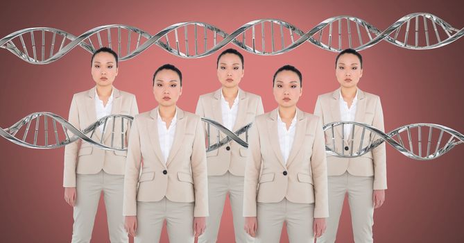 Clone women with genetic DNA
