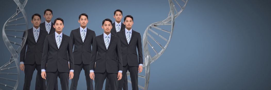 Clone men with genetic DNA